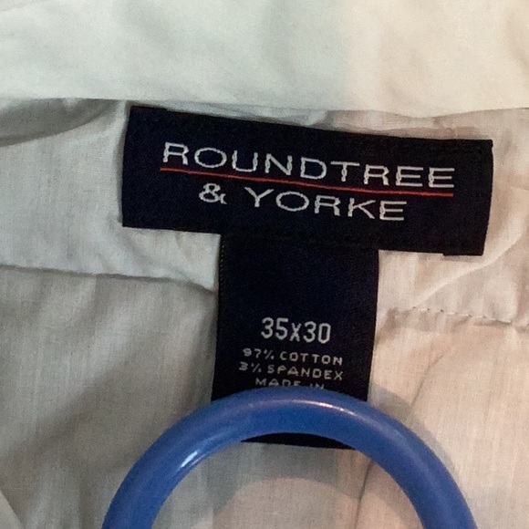 Roundtree & Yorke Men's Charcoal Chinos - Picture 4 of 4